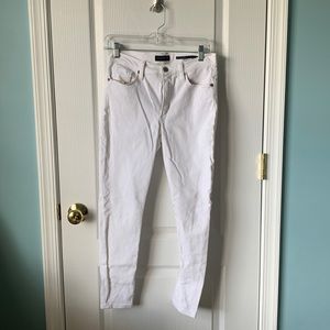 Banana Republic Skinny white jeans 27s